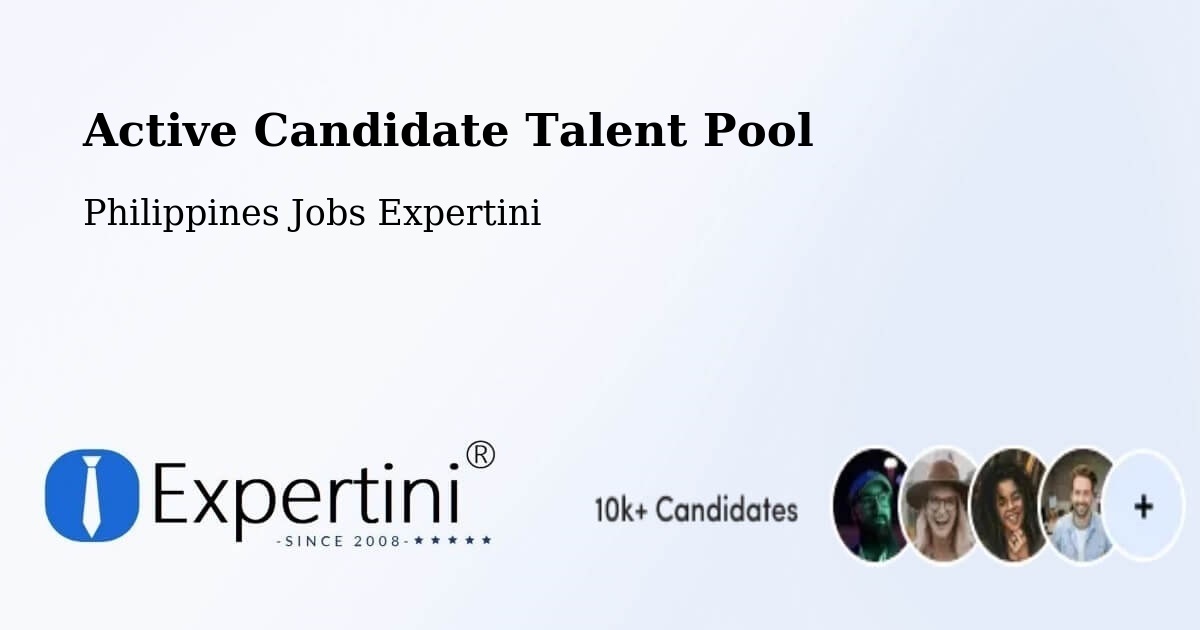 Active Candidate Talent Pool – Merida - Philippines Jobs Expertini