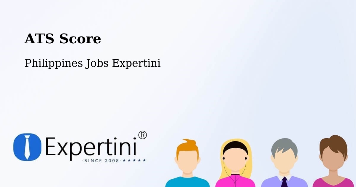 Resume ATS Score & Job Description Match Tool – Merida - Philippines Jobs Expertini