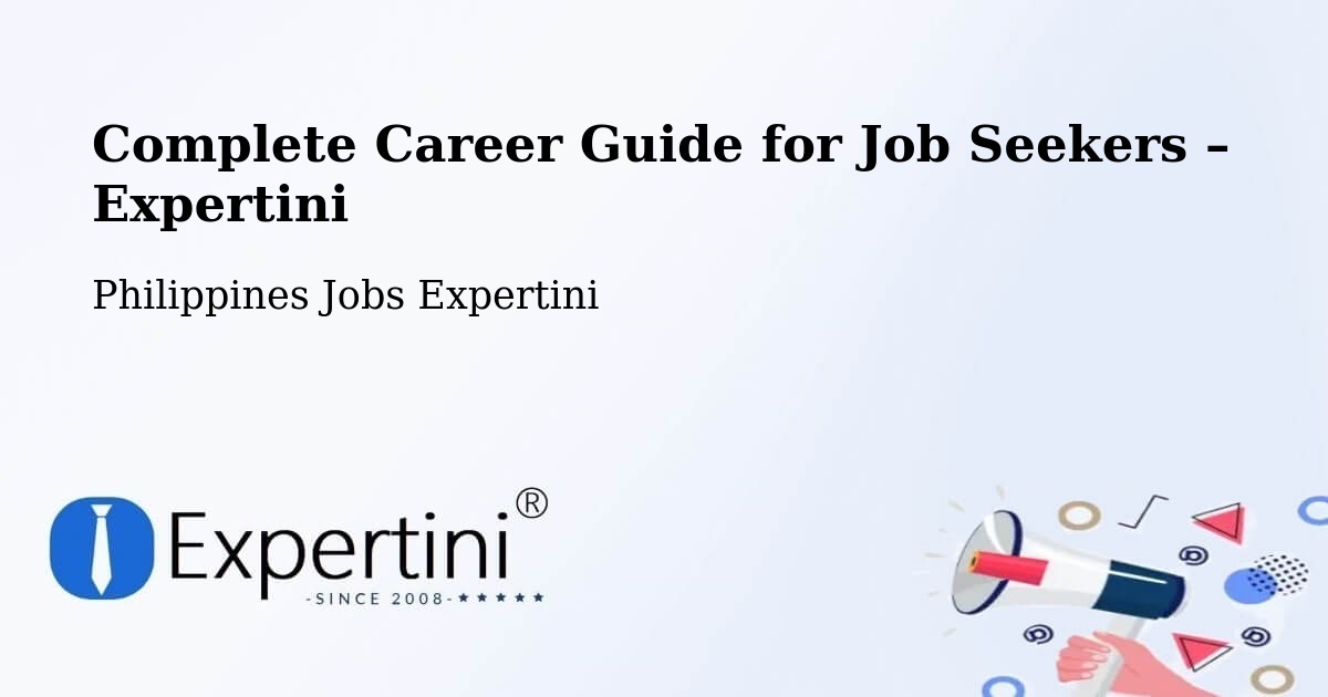 Career Guide for Job Seekers – Merida - Merida, Philippines Jobs Expertini